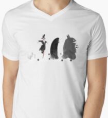 Ghibli Road Men's V-Neck T-Shirt