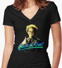 dr steve brule Women's Fitted V-Neck T-Shirt