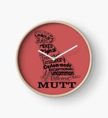 Mutt Dog Clock