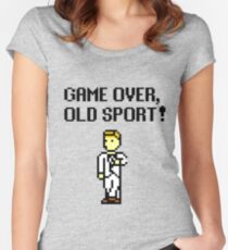 Game Over, Old Sport! Women's Fitted Scoop T-Shirt
