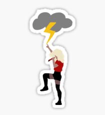 You Hit Me with Lightning Sticker