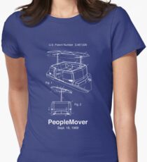 PeopleMover Patent People Mover Women's Fitted T-Shirt
