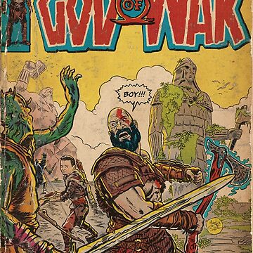 God of War Ragnarök Comic book cover Fan Art Poster for Sale by  MarkScicluna