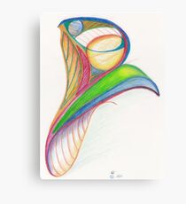 Space Flower Canvas Print