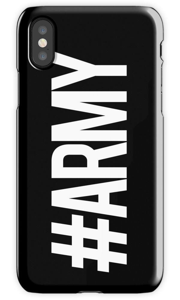 " ARMY Phone Case BTS" iPhone Cases & Skins by hallelua Redbubble