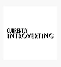 introverting Photographic Print