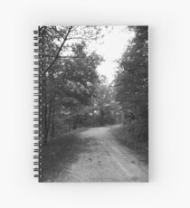 Along a Dark and Lonely Path Spiral Notebook