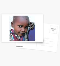 Masaii boy Tanzania Postcards