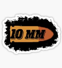 10 mm ammo can label pistol bullet box Sticker