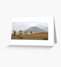 Ol Doynio Lengai Greeting Card