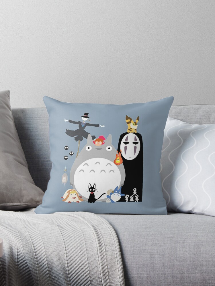 studio ghibli pillow case