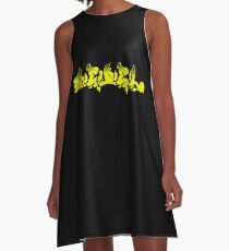 Rebel street art graffiti style design for outlaws or rebels A-Line Dress