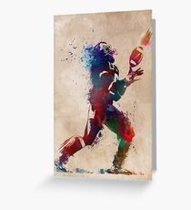 American football player 2 #sport #football Greeting Card