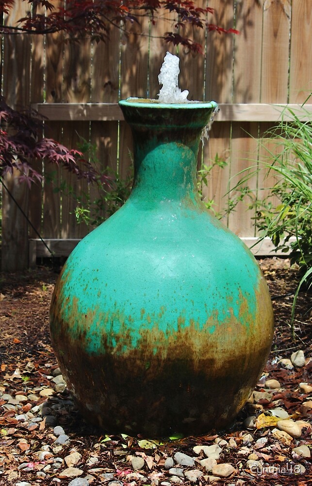 "Vase Fountain" by Cynthia48 Redbubble