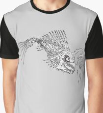CREEPY FISH - Art By Kev G Graphic T-Shirt
