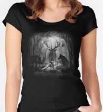 Classical Concerto in the Woods Women's Fitted Scoop T-Shirt