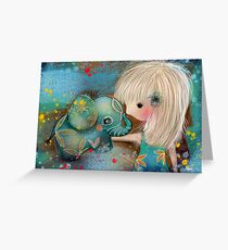 my elephant friend Greeting Card