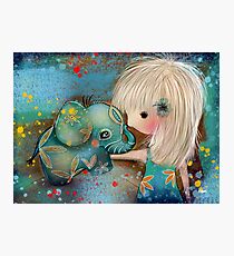 my elephant friend Photographic Print