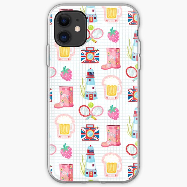 British Summer Time Pattern 2 iPhone Soft Case