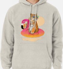 Chillin, Flamingo-Tiger Hoodie