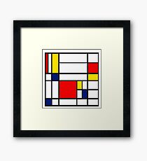 Mondrian Composition Framed Print