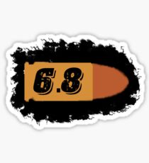 6.8 ammo can AR 15 label rifle bullet box Sticker