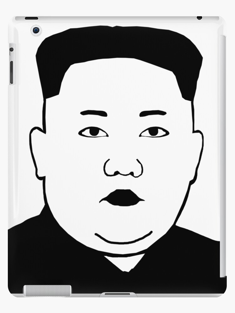 Coque et skin adhésive iPad « Kim Jong Un Silhouette », par andrewcb15