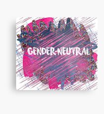 Gender-neutral Metal Print