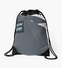 0094 art show sign - circle Drawstring Bag