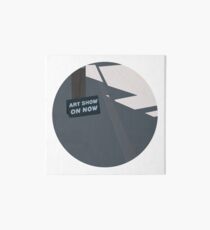 0094 art show sign - circle Art Board