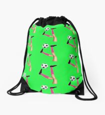 Women's Soccer/Girls Football Skills! (Bicycle Kick)!! Drawstring Bag
