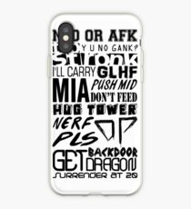 League of Legends Words iPhone Case