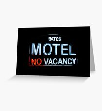 bates motel Greeting Card