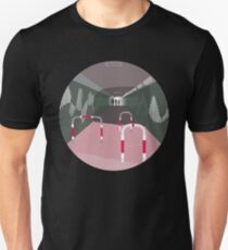 0104 Bicycle slow through tunnel - circle Unisex T-Shirt