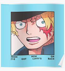 Sabo : carte bleue Poster