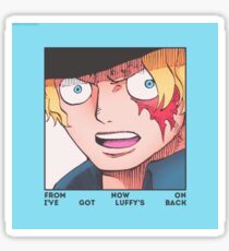 Sabo : carte bleue Sticker