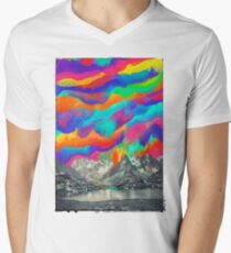 Skyfall, Melting Northern Lights V-Neck T-Shirt