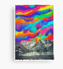 Skyfall, Melting Northern Lights Canvas Print