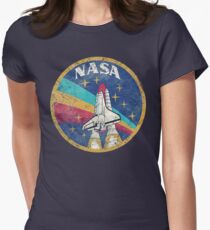 Nasa Vintage Colors V02 Women's Fitted T-Shirt