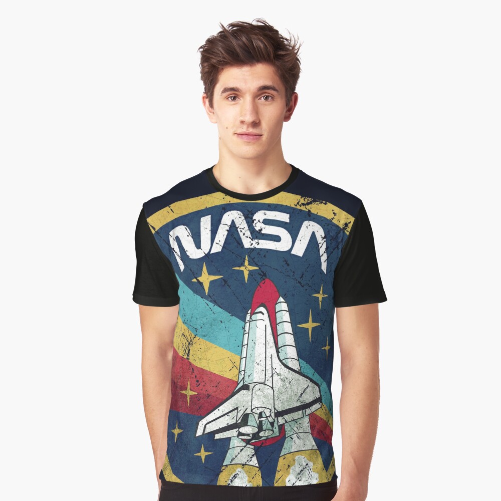Nasa Vintage Colors V01 Graphic T-Shirt