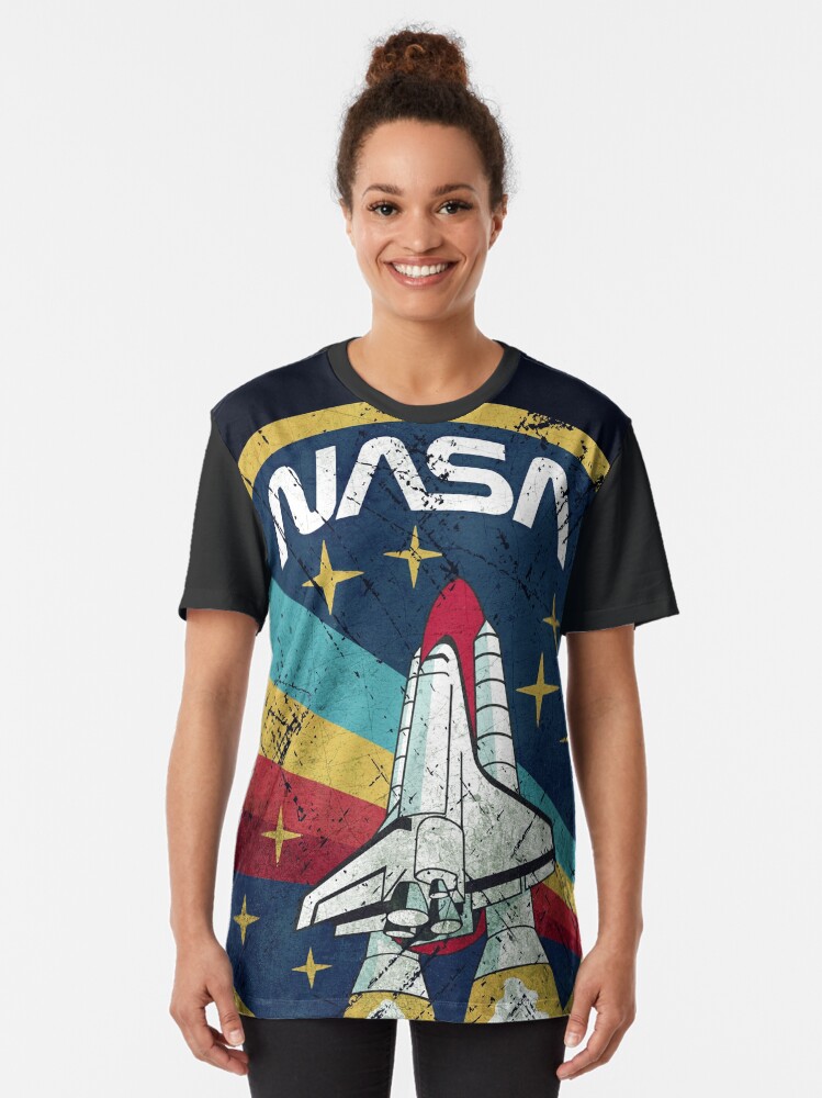 Alternate view of Nasa Vintage Colors V01 Graphic T-Shirt
