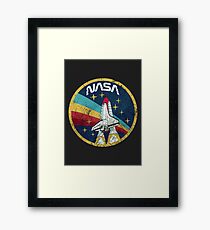 Nasa Vintage Colors V01 Framed Print