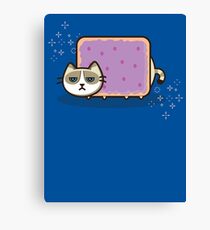 Grumpy Nyan Kitty Canvas Print
