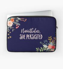 Funda para portátil Sin embargo, ella persistió