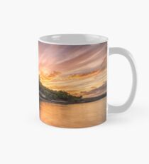 Woodside Bay Boat Sunset Classic Mug