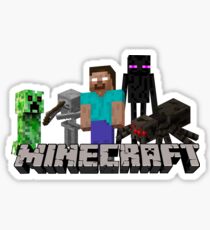 minecraft stickers redbubble