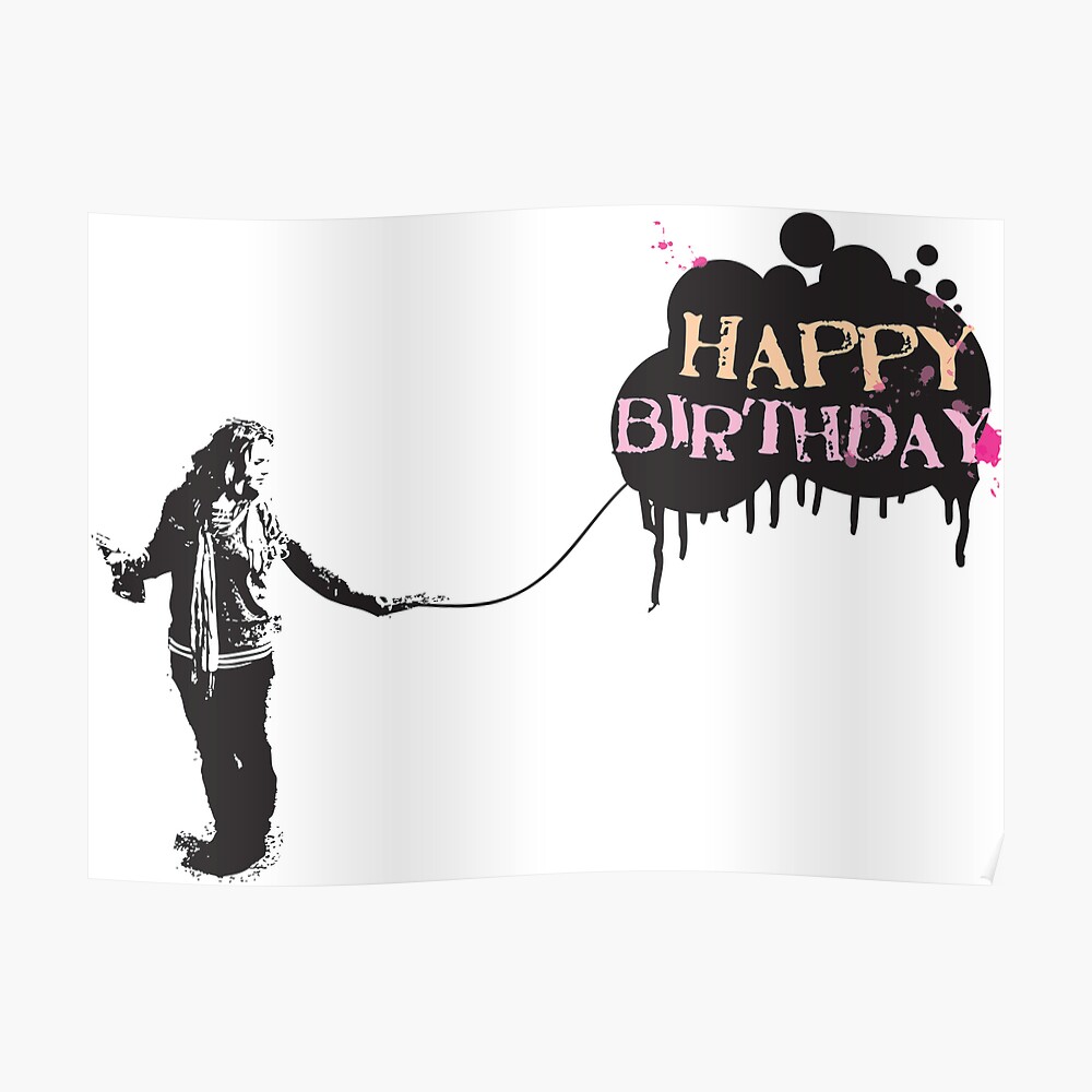 "happy birthday" Poster by geniusloci | Redbubble