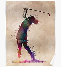 Golf player 2 #sport #golf Poster
