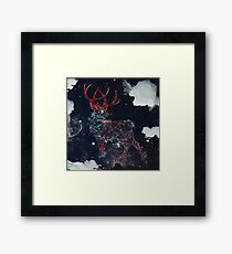 Celestial Deer Framed Print