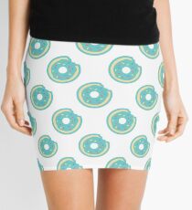 Colorful Donut Pattern Mini Skirt